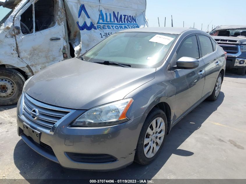 2015 NISSAN SENTRA S - 3N1AB7AP2FY294618