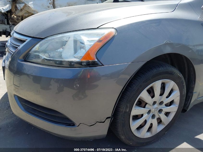 2015 NISSAN SENTRA S - 3N1AB7AP2FY294618