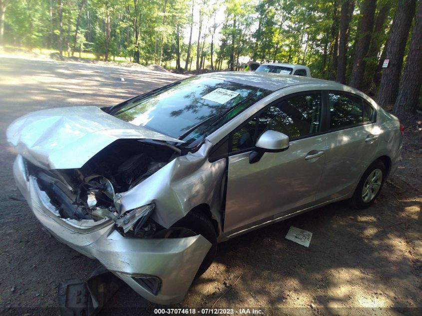 2013 HONDA CIVIC SDN LX - 19XFB2F53DE217431