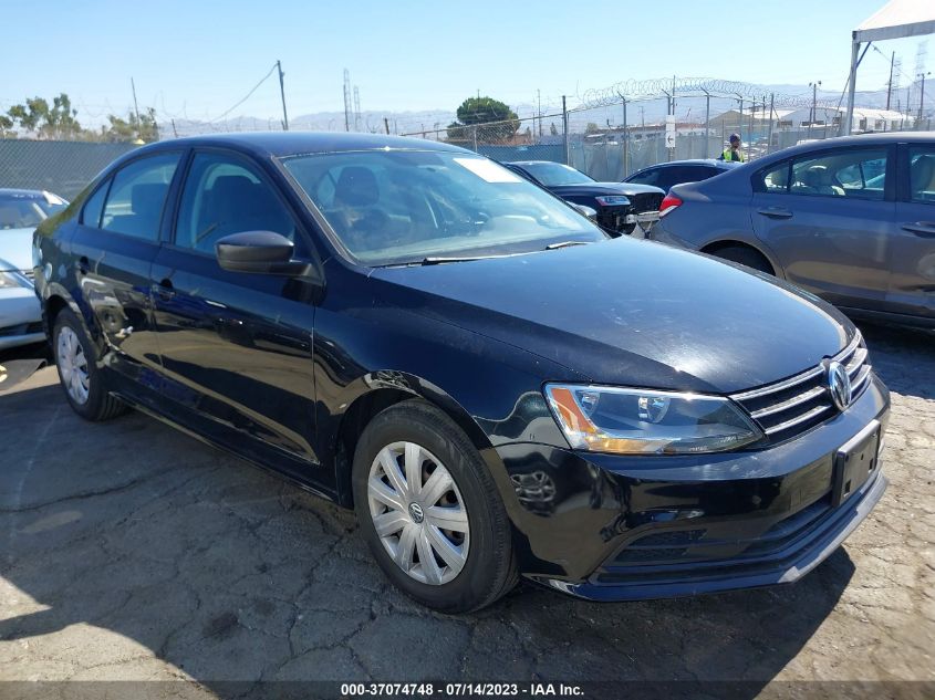 2015 VOLKSWAGEN JETTA SEDAN 2.0L S W/TECHNOLOGY - 3VW2K7AJ4FM346011