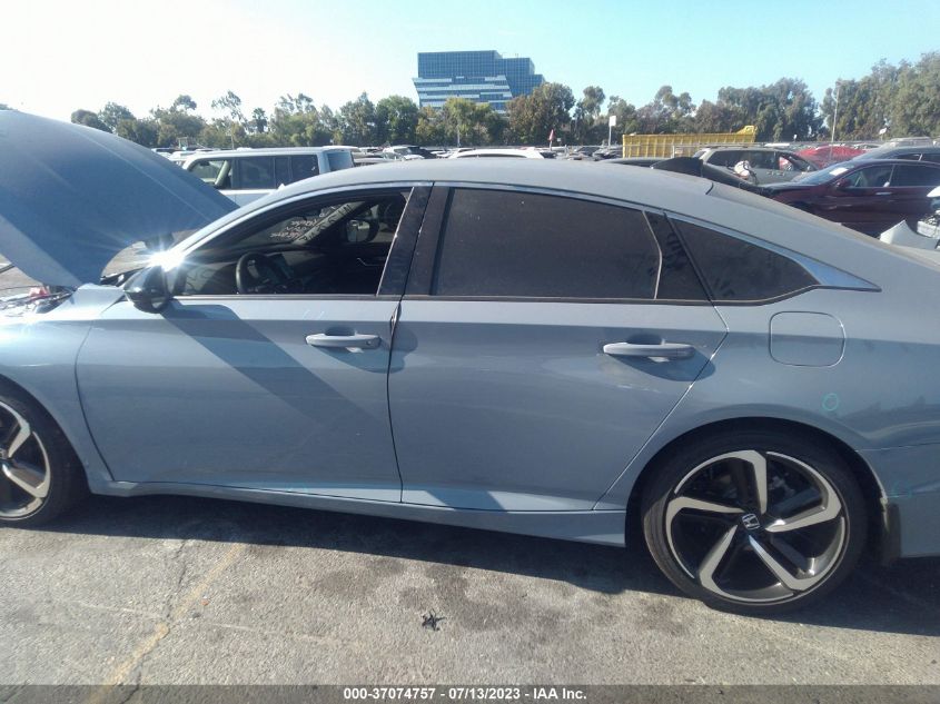 2022 HONDA ACCORD SEDAN SPORT - 1HGCV1F36NA117235