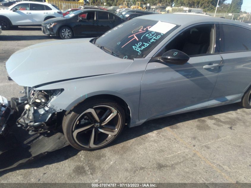 2022 HONDA ACCORD SEDAN SPORT - 1HGCV1F36NA117235