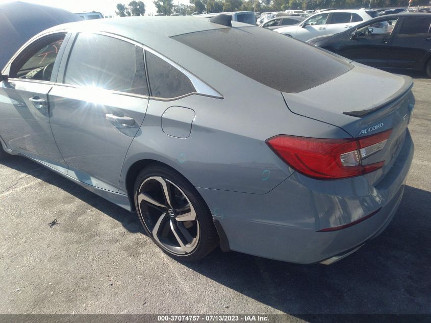 2022 HONDA ACCORD SEDAN SPORT - 1HGCV1F36NA117235