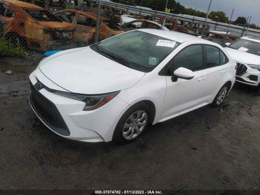 VIN 5YFEPMAE3MP258270 2021 TOYOTA COROLLA LE