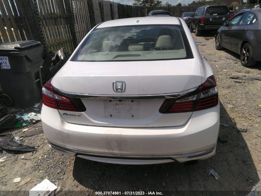 2016 HONDA ACCORD SEDAN EX-L - 1HGCR2F91GA069662