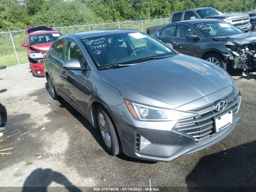 2019 HYUNDAI ELANTRA SEL - KMHD84LF5KU736831