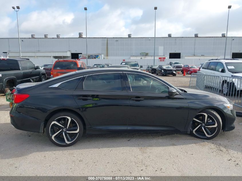2021 HONDA ACCORD SEDAN SPORT - 1HGCV1F37MA028689