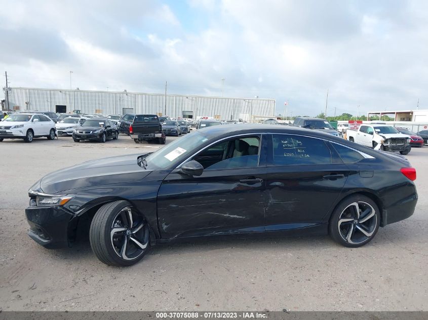2021 HONDA ACCORD SEDAN SPORT - 1HGCV1F37MA028689