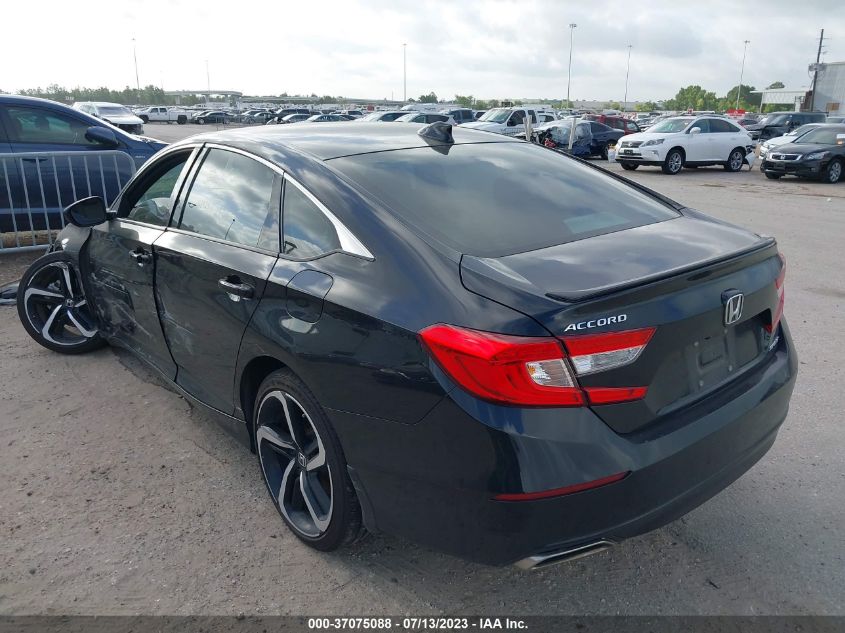 2021 HONDA ACCORD SEDAN SPORT - 1HGCV1F37MA028689