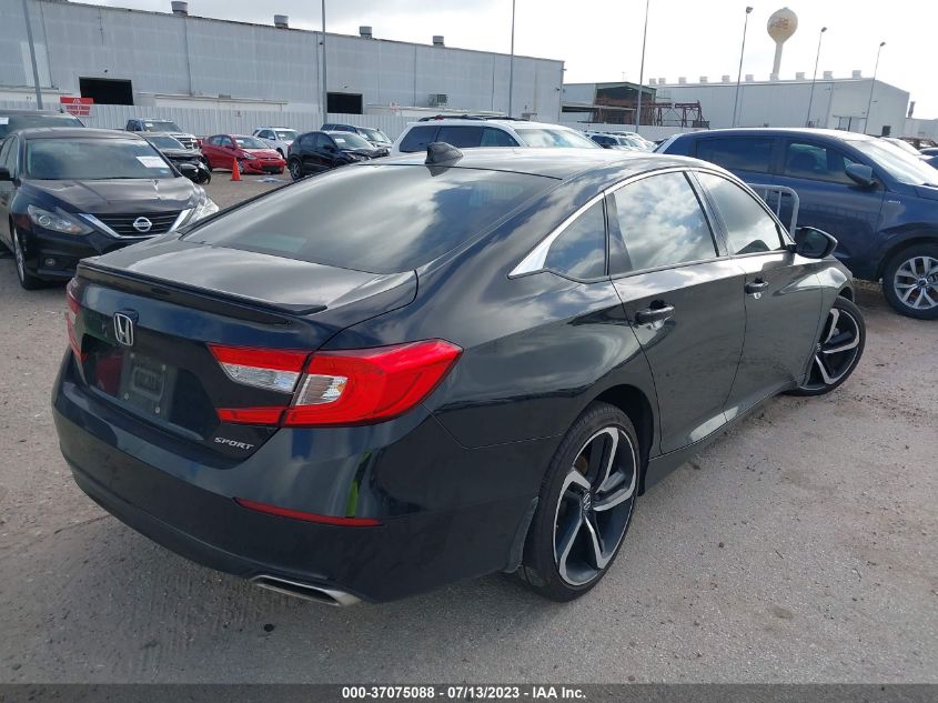 2021 HONDA ACCORD SEDAN SPORT - 1HGCV1F37MA028689