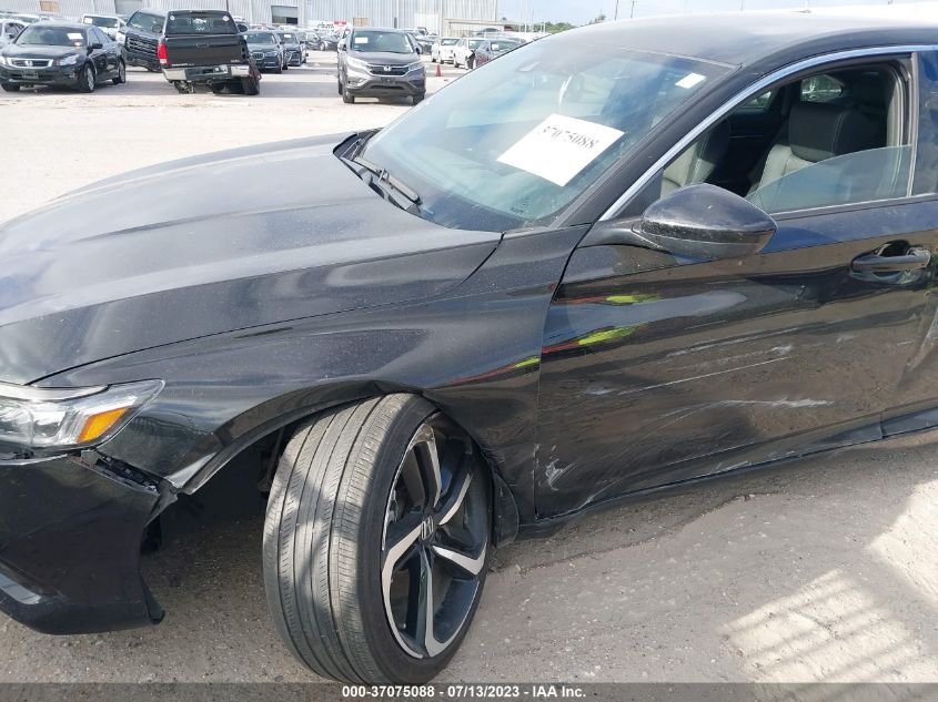 2021 HONDA ACCORD SEDAN SPORT - 1HGCV1F37MA028689