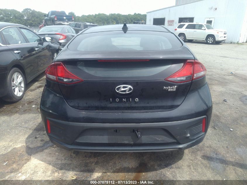 2017 HYUNDAI IONIQ HYBRID BLUE - KMHC65LC8HU023766