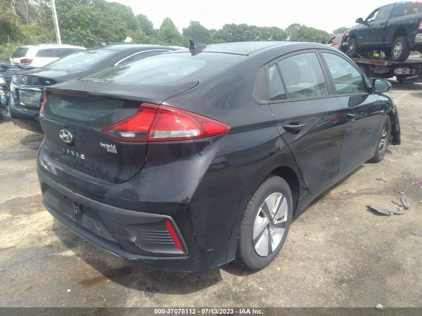 2017 HYUNDAI IONIQ HYBRID BLUE - KMHC65LC8HU023766
