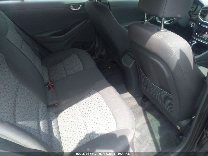 2017 HYUNDAI IONIQ HYBRID BLUE - KMHC65LC8HU023766