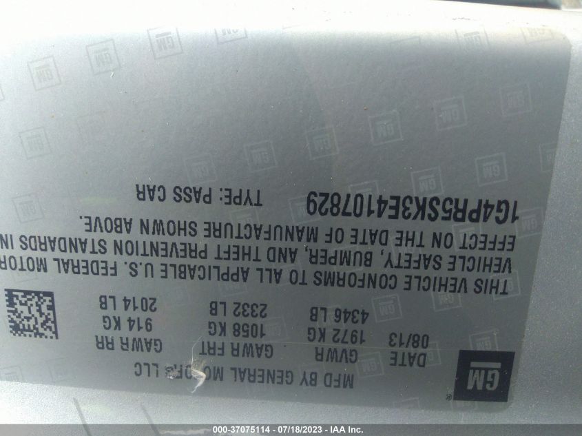 2014 BUICK VERANO CONVENIENCE GROUP - 1G4PR5SK3E4107829