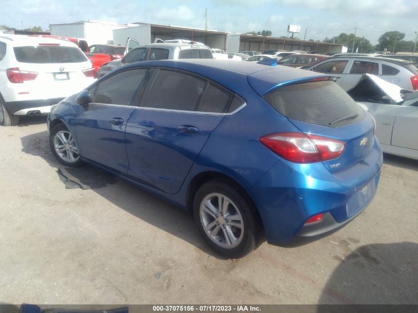 2018 CHEVROLET CRUZE LT - 3G1BE6SM9JS525932