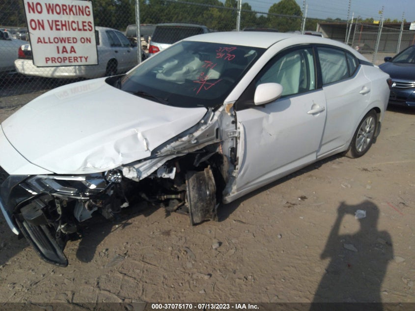 VIN 3N1AB8BV6MY253232 2021 NISSAN SENTRA S