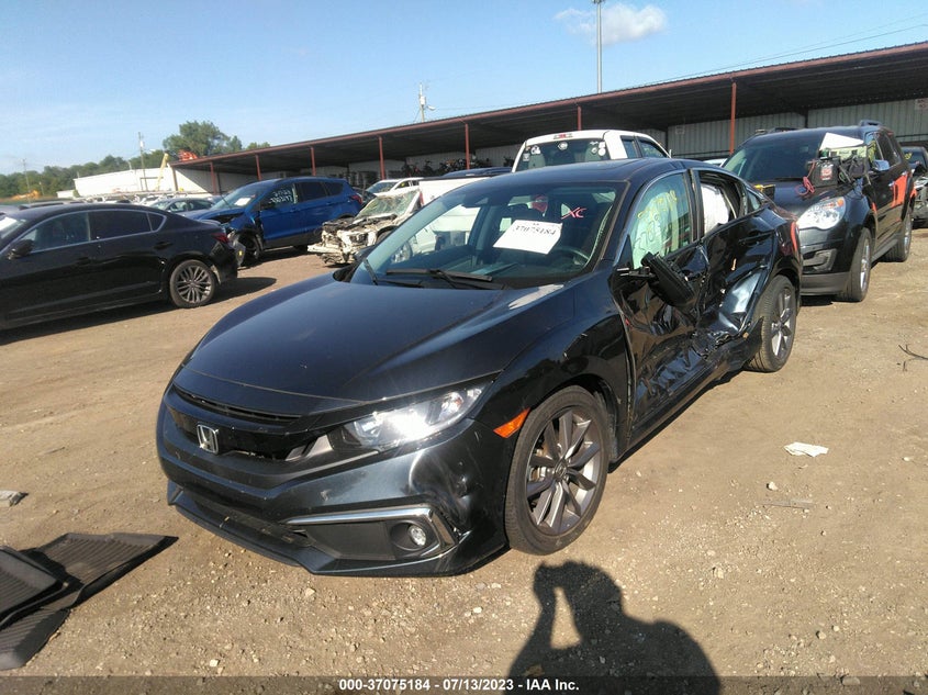 VIN 19XFC1F3XME002411 2021 HONDA CIVIC SEDAN EX