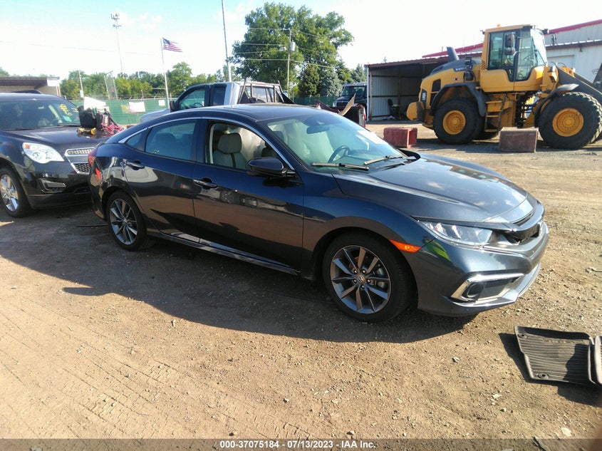 VIN 19XFC1F3XME002411 2021 HONDA CIVIC SEDAN EX