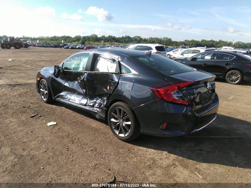 VIN 19XFC1F3XME002411 2021 HONDA CIVIC SEDAN EX