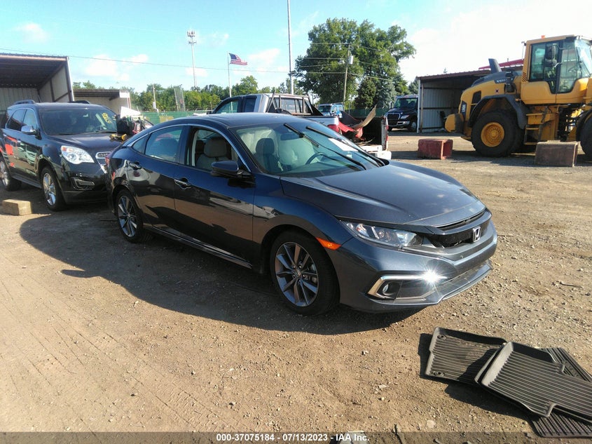 VIN 19XFC1F3XME002411 2021 HONDA CIVIC SEDAN EX