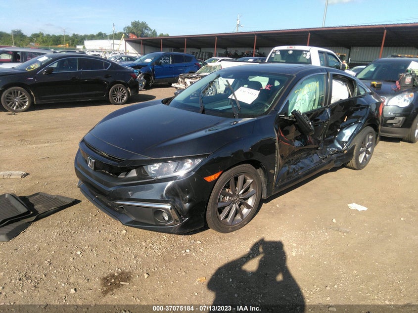 VIN 19XFC1F3XME002411 2021 HONDA CIVIC SEDAN EX