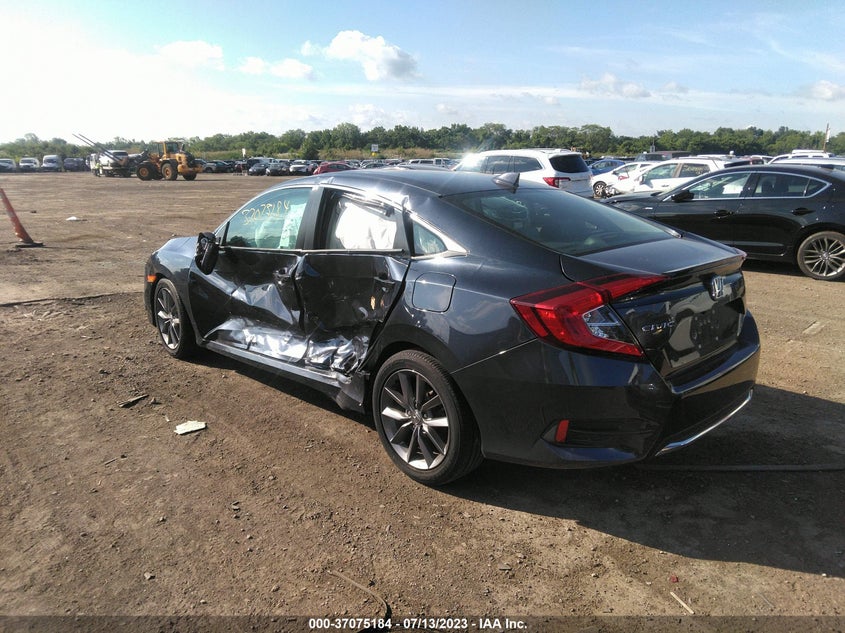 VIN 19XFC1F3XME002411 2021 HONDA CIVIC SEDAN EX