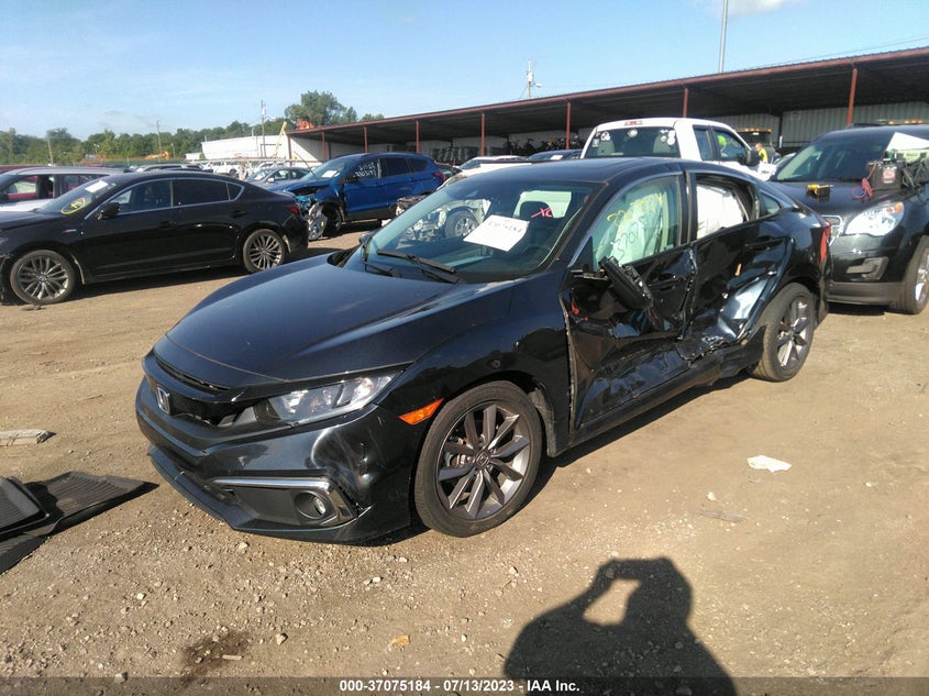 VIN 19XFC1F3XME002411 2021 HONDA CIVIC SEDAN EX