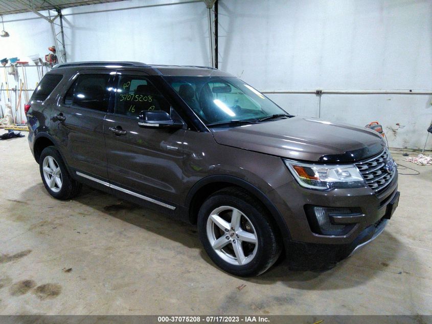 2016 FORD EXPLORER XLT - 1FM5K8D84GGA55756