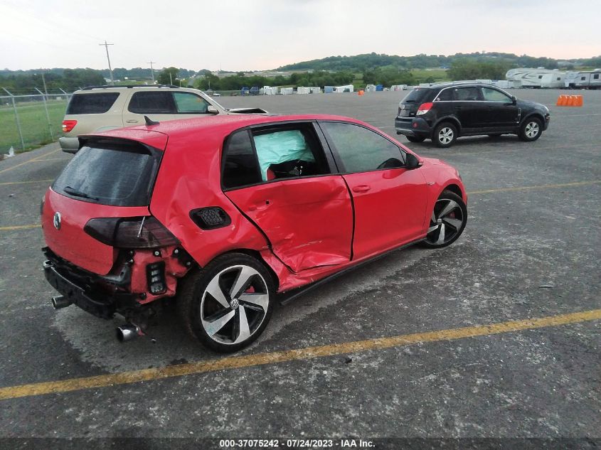 2018 VOLKSWAGEN GOLF GTI S/SE/AUTOBAHN - 3VW447AU8JM250338