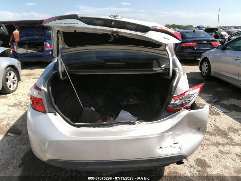 2015 TOYOTA COROLLA L/LE/S/S PLUS/LE PLUS - 2T1BURHE6FC456102