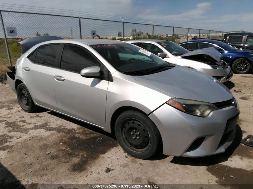 2015 TOYOTA COROLLA L/LE/S/S PLUS/LE PLUS - 2T1BURHE6FC456102