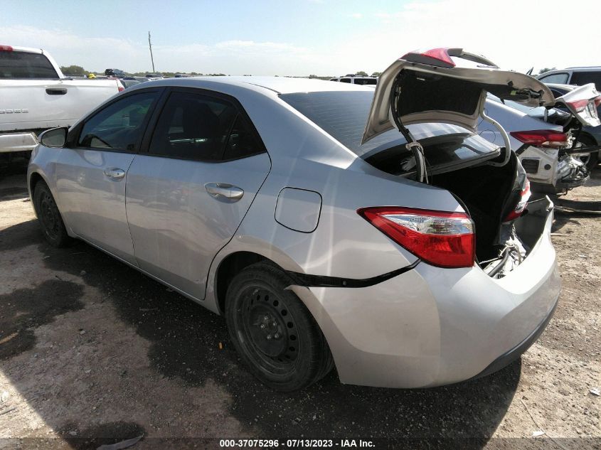 2015 TOYOTA COROLLA L/LE/S/S PLUS/LE PLUS - 2T1BURHE6FC456102