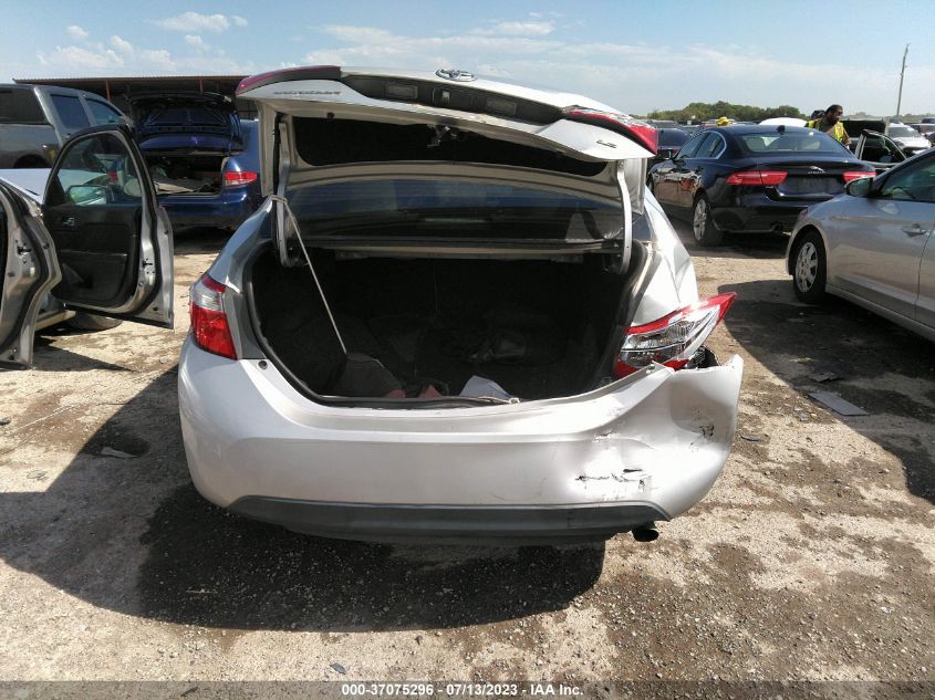 2015 TOYOTA COROLLA L/LE/S/S PLUS/LE PLUS - 2T1BURHE6FC456102
