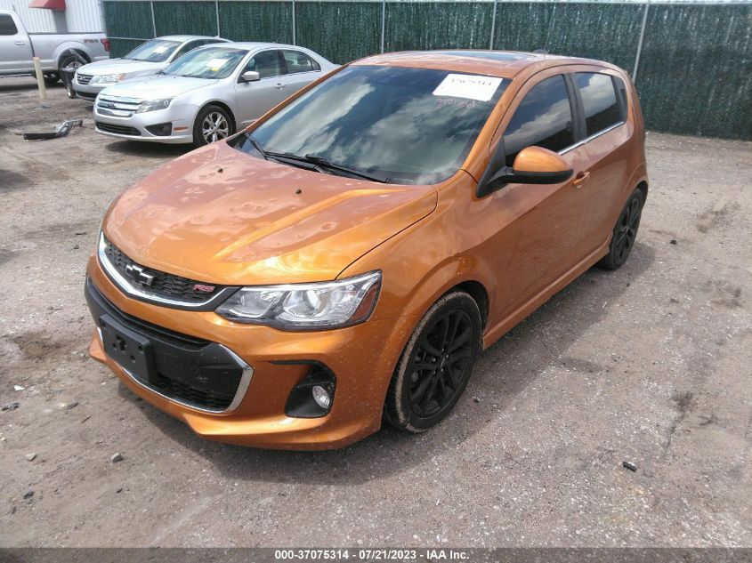 2018 CHEVROLET SONIC PREMIER - 1G1JE6SB9J4100009