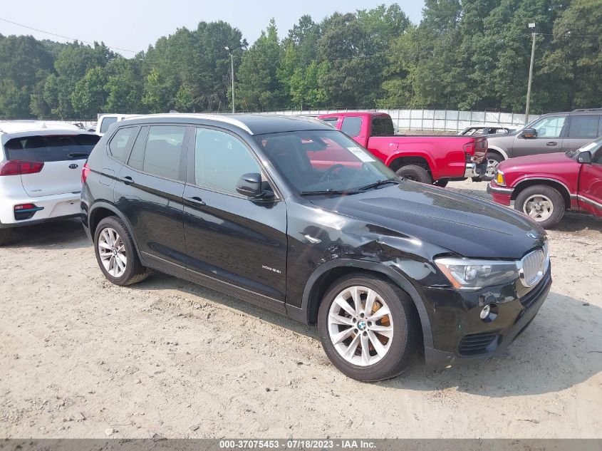 2015 BMW X3 XDRIVE28I - 5UXWX9C56F0D45531