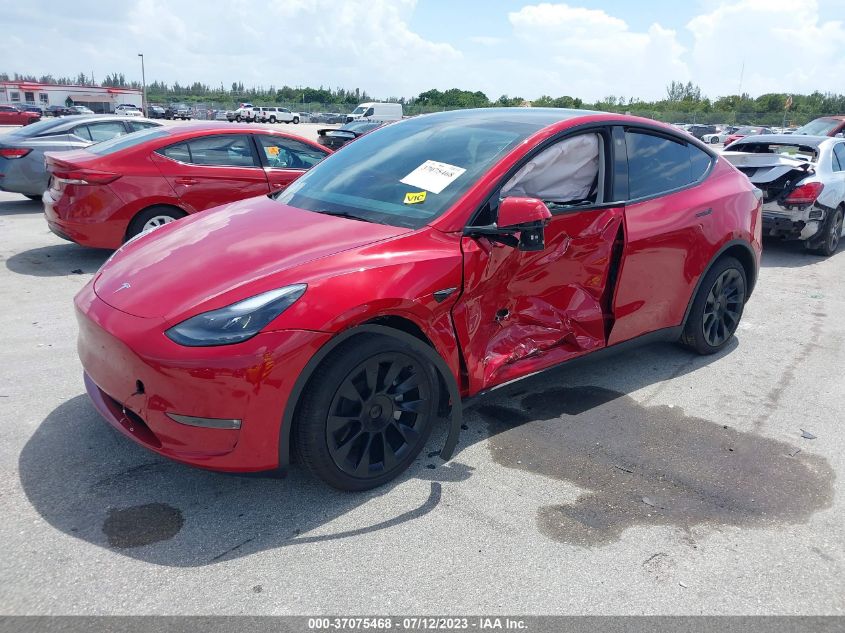 2023 TESLA MODEL Y LONG RANGE - 7SAYGDEE2PF671016