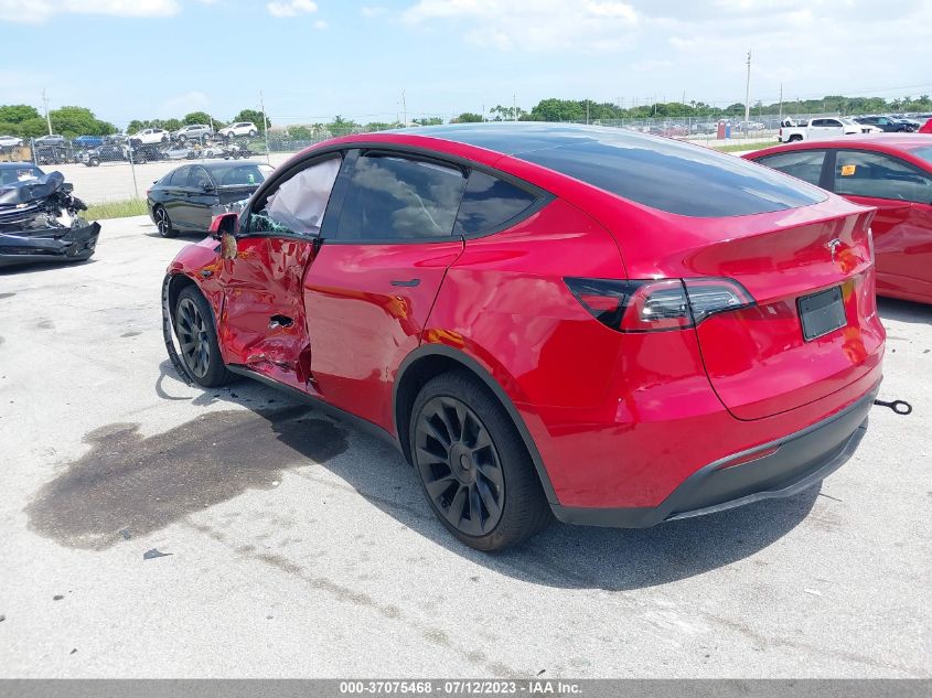 2023 TESLA MODEL Y LONG RANGE - 7SAYGDEE2PF671016