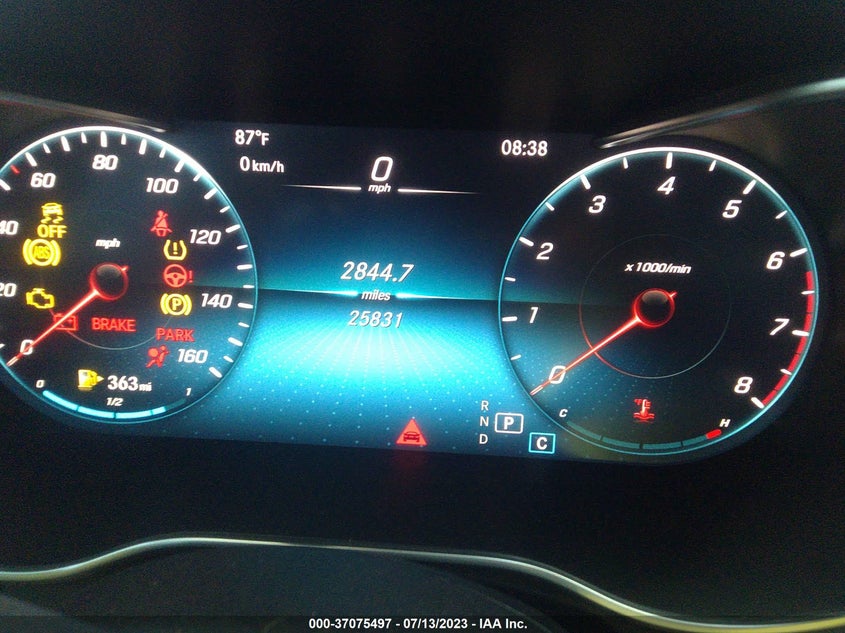 VIN W1KWF8DB9MR617522 2021 MERCEDES-BENZ C-CLASS C 300