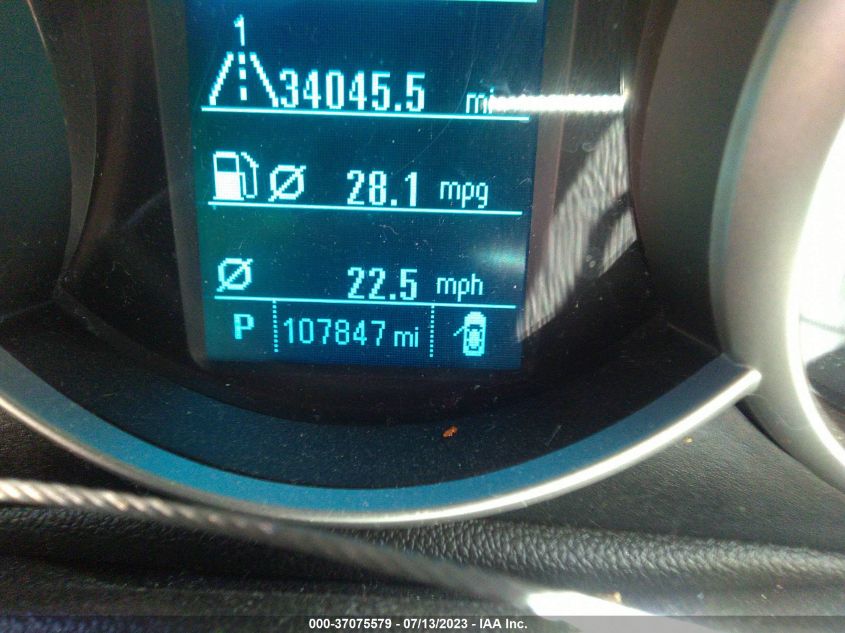 2016 CHEVROLET CRUZE LIMITED LT - 1G1PE5SBXG7116067
