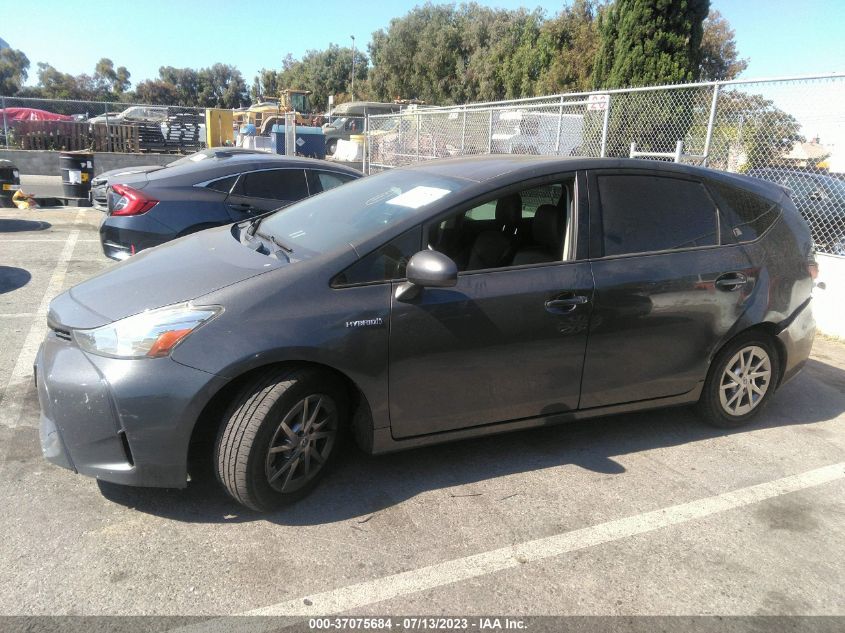 2016 TOYOTA PRIUS V TWO/FIVE/THREE/FOUR - JTDZN3EU1GJ048388