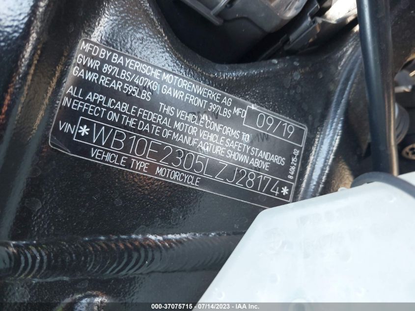 2020 BMW S 1000 RR - WB10E2305LZJ28174