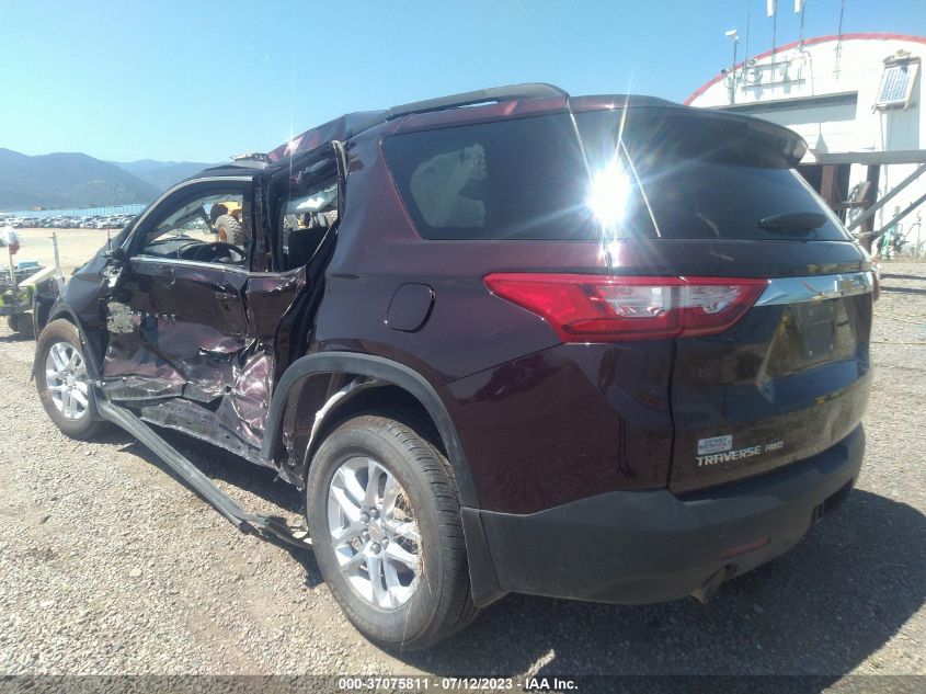 2019 CHEVROLET TRAVERSE LT - 1GNEVHKW5KJ204417