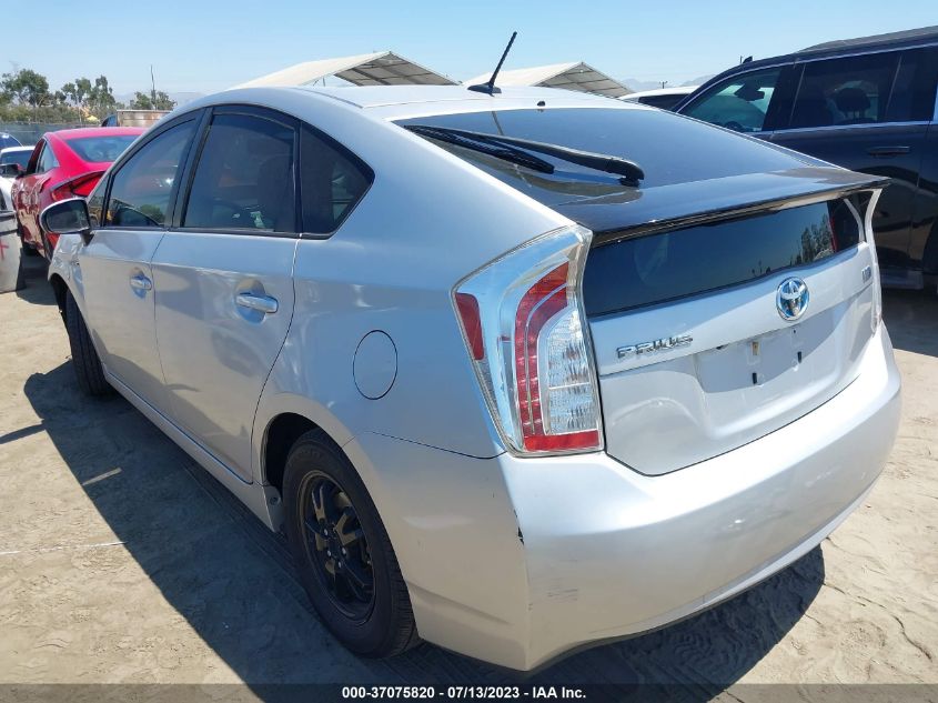 2014 TOYOTA PRIUS FOUR/FIVE/THREE/ONE/TWO - JTDKN3DU2E0360757