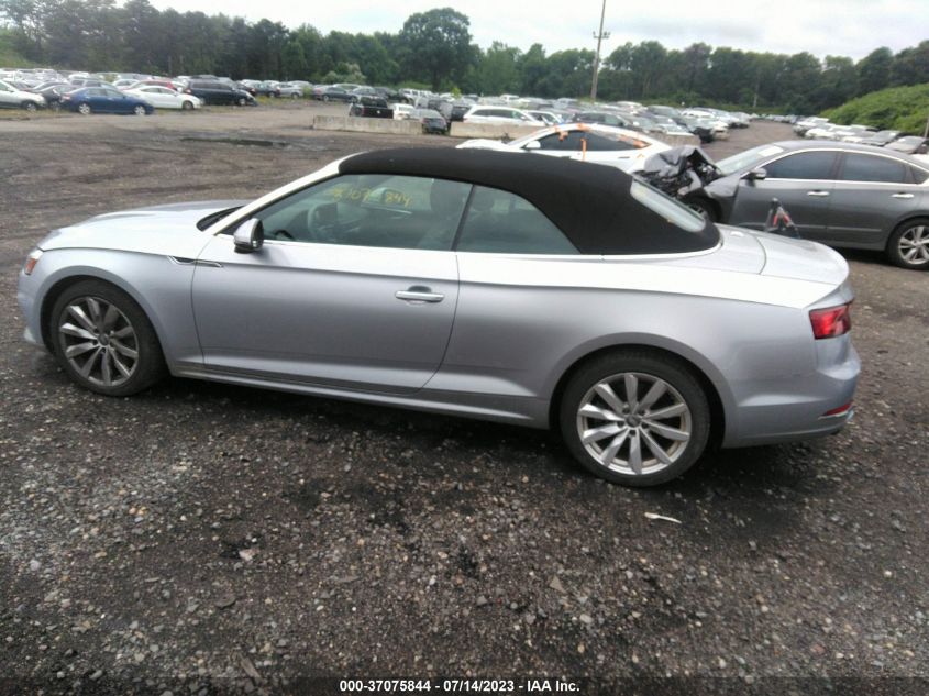 2018 AUDI A5 CABRIOLET PREMIUM - WAUWNGF5XJN010575