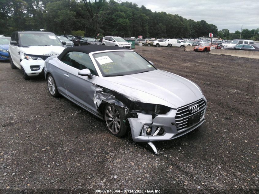 2018 AUDI A5 CABRIOLET PREMIUM - WAUWNGF5XJN010575