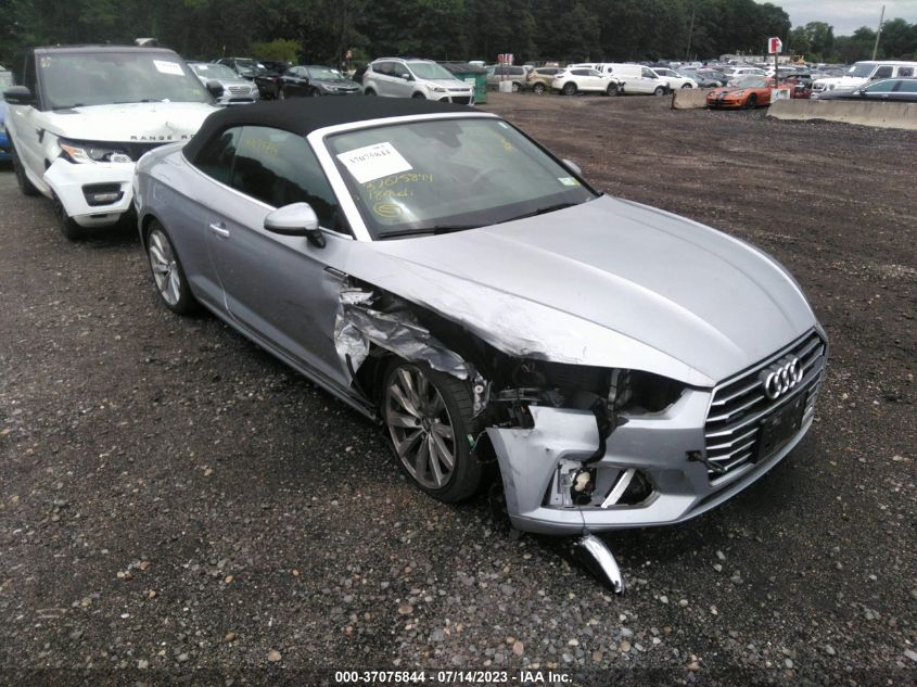 2018 AUDI A5 CABRIOLET PREMIUM - WAUWNGF5XJN010575