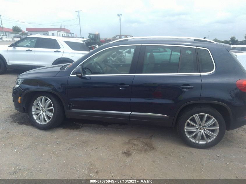 2014 VOLKSWAGEN TIGUAN SEL - WVGAV3AX5EW535179