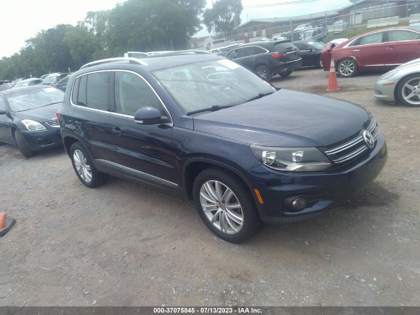 2014 VOLKSWAGEN TIGUAN SEL - WVGAV3AX5EW535179