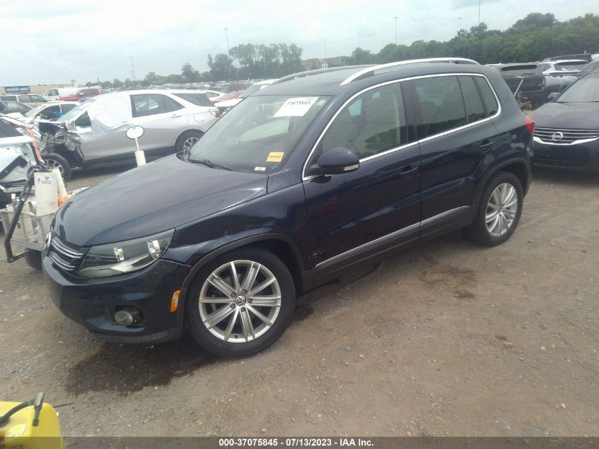 2014 VOLKSWAGEN TIGUAN SEL - WVGAV3AX5EW535179